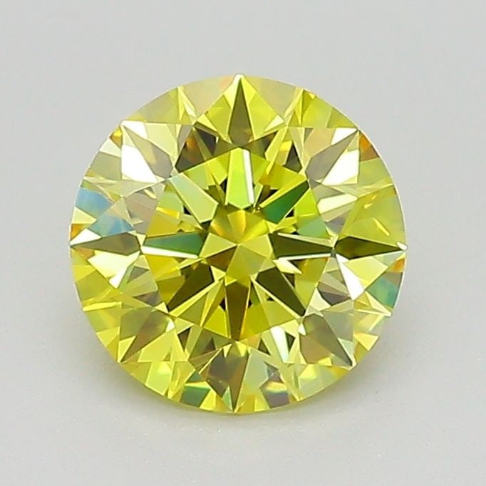 Ideal Loose Diamond - ROUND 1.13ct Fancy Vivid Yellow VVS2: Ideal Loose Diamond - ROUND 1.13ct Fancy Vivid Yellow VVS2 Source: This is a real non-mined Diamond that has been grown in a lab Shape: ROUND Carats: 1.13 Color: Fancy Vivid Yellow Certification: IGI 
