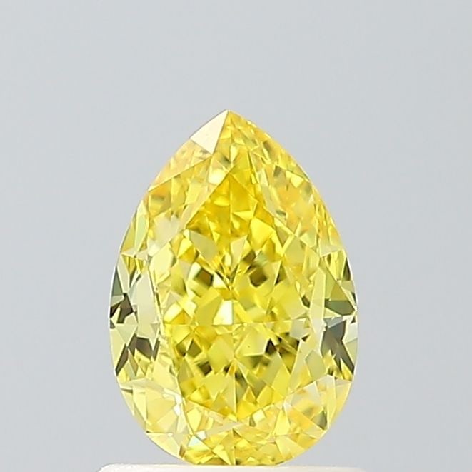 Loose Diamond - PEAR 1.11ct Fancy Vivid Yellow VVS2: Loose Diamond - PEAR 1.11ct Fancy Vivid Yellow VVS2 Source: This is a real non-mined Diamond that has been grown in a lab Shape: PEAR Carats: 1.11 Color: Fancy Vivid Yellow Certification: IGI Video: