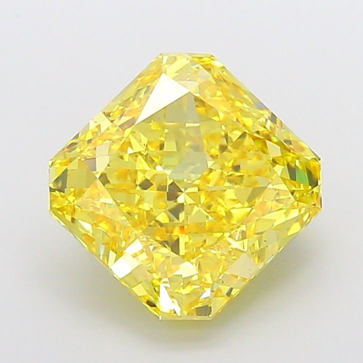 Loose Diamond - SQUARE RADIANT 11.06ct Fancy Vivid Yellow VS2: Loose Diamond - SQUARE RADIANT 11.06ct Fancy Vivid Yellow VS2 Source: This is a real non-mined Diamond that has been grown in a lab Shape: SQUARE RADIANT Carats: 11.06 Color: Fancy Vivid Yellow Certif