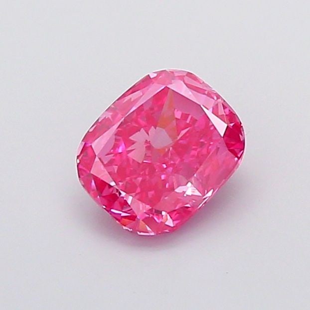Loose Diamond - CUSHION MODIFIED 1.4ct Fancy Vivid Pink VS1: Loose Diamond - CUSHION MODIFIED 1.4ct Fancy Vivid Pink VS1 Source: This is a real non-mined Diamond that has been grown in a lab Shape: CUSHION MODIFIED Carats: 1.4 Color: Fancy Vivid Pink Certificat