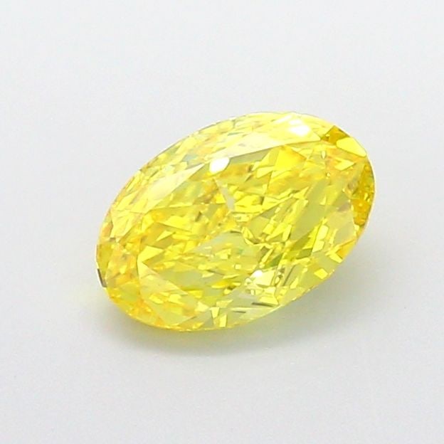 Loose Diamond - OVAL 1.26ct Fancy Vivid Yellow VVS2: Loose Diamond - OVAL 1.26ct Fancy Vivid Yellow VVS2 Source: This is a real non-mined Diamond that has been grown in a lab Shape: OVAL Carats: 1.26 Color: Fancy Vivid Yellow Certification: NONE Video: