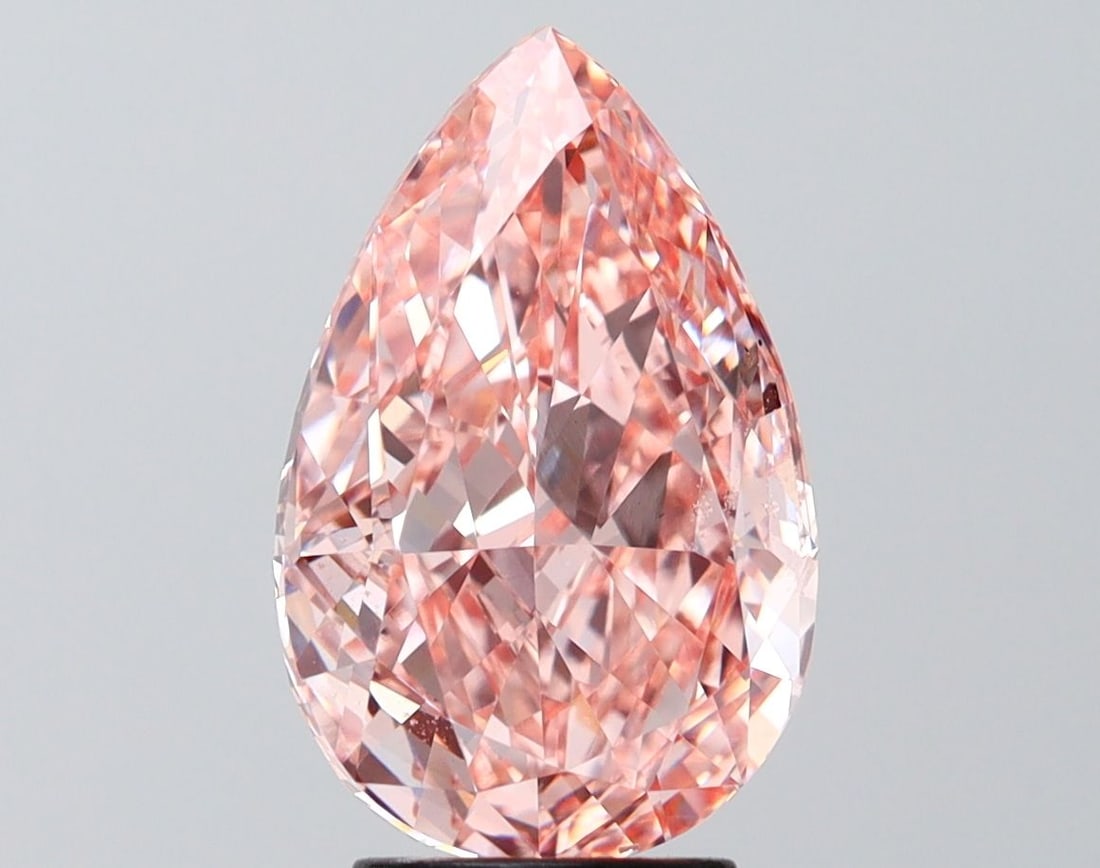 Loose Diamond - PEAR 4.03ct Fancy Intense Pink VS2: Loose Diamond - PEAR 4.03ct Fancy Intense Pink VS2 Source: This is a real non-mined Diamond that has been grown in a lab Shape: PEAR Carats: 4.03 Color: Fancy Intense Pink Certification: IGI Video: