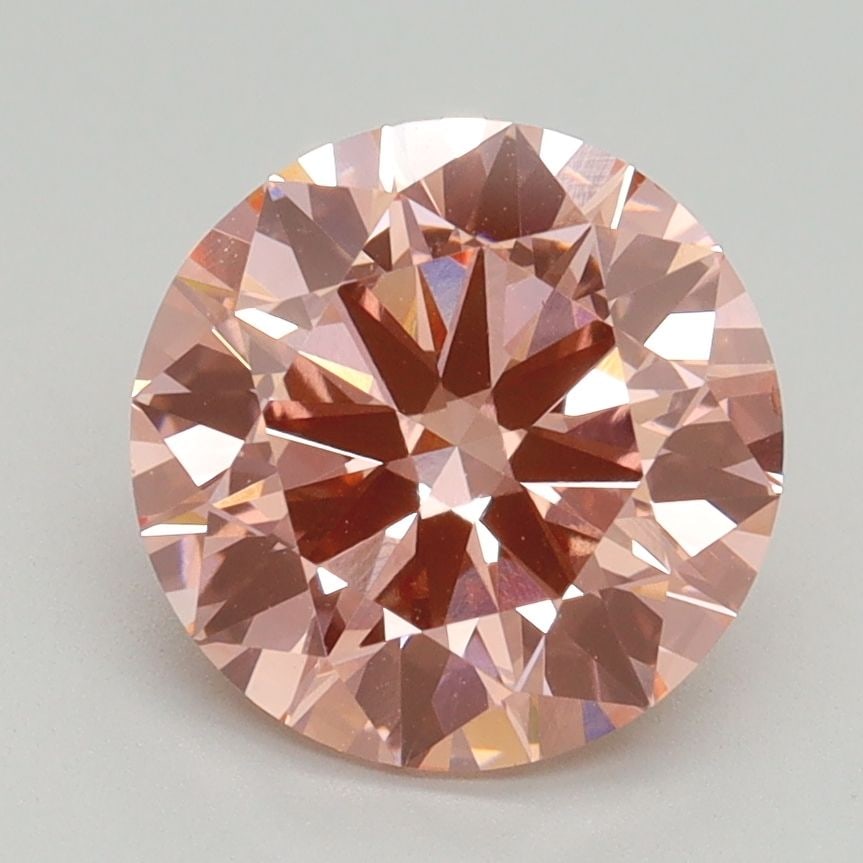 Ideal Loose Diamond - ROUND 2.52ct Fancy Intense Pink VS2: Ideal Loose Diamond - ROUND 2.52ct Fancy Intense Pink VS2 Source: This is a real non-mined Diamond that has been grown in a lab Shape: ROUND Carats: 2.52 Color: Fancy Intense Pink Certification: IGI V