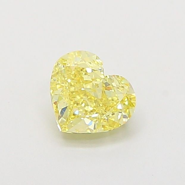 Loose Diamond - HEART 1.03ct Fancy Intense Yellow VS1: Loose Diamond - HEART 1.03ct Fancy Intense Yellow VS1 Source: This is a real non-mined Diamond that has been grown in a lab Shape: HEART Carats: 1.03 Color: Fancy Intense Yellow Certification: IGI Vid