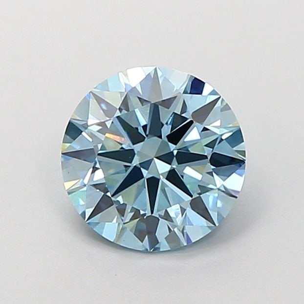 Ideal Loose Diamond - ROUND 1.26ct Fancy Vivid Blue VVS2: Ideal Loose Diamond - ROUND 1.26ct Fancy Vivid Blue VVS2 Source: This is a real non-mined Diamond that has been grown in a lab Shape: ROUND Carats: 1.26 Color: Fancy Vivid Blue Certification: IGI Vide