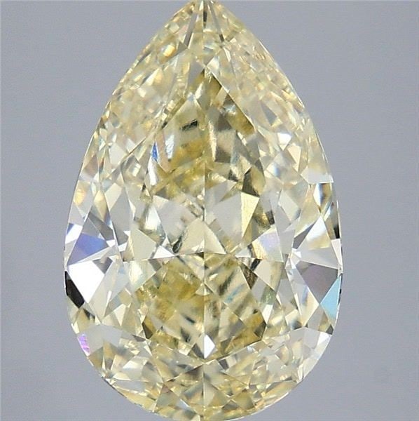 Loose Diamond - PEAR 5.07ct Fancy Yellow VVS2 (1 of 1)
