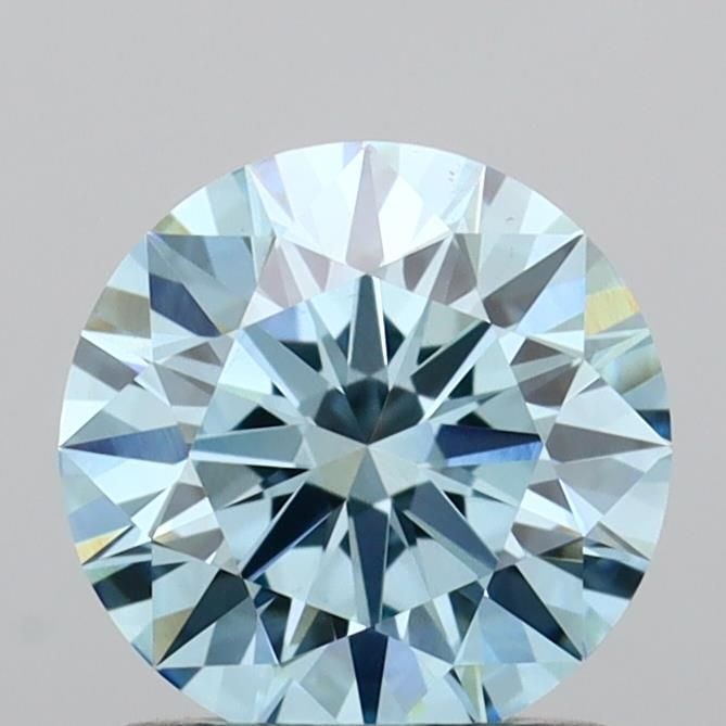 Ideal Loose Diamond - ROUND 1.02ct Fancy Vivid Blue VS1: Ideal Loose Diamond - ROUND 1.02ct Fancy Vivid Blue VS1 Source: This is a real non-mined Diamond that has been grown in a lab Shape: ROUND Carats: 1.02 Color: Fancy Vivid Blue Certification: IGI Video