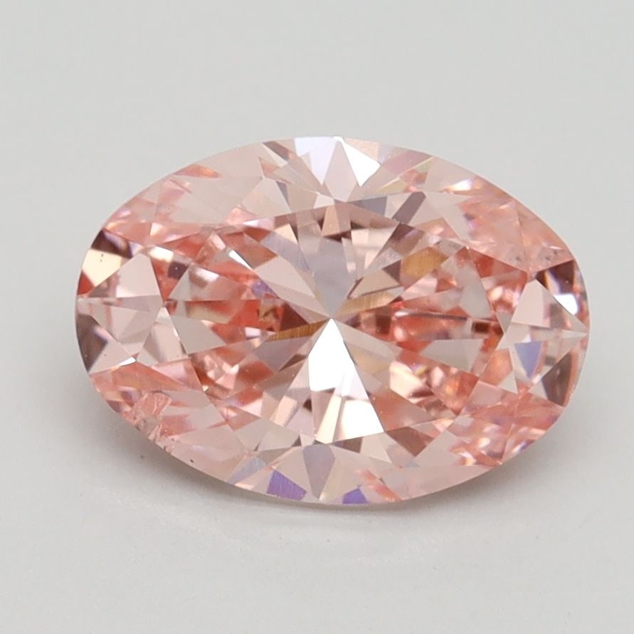 Loose Diamond - OVAL 1.9ct Fancy Vivid Pink SI1: Loose Diamond - OVAL 1.9ct Fancy Vivid Pink SI1 Source: This is a real non-mined Diamond that has been grown in a lab Shape: OVAL Carats: 1.9 Color: Fancy Vivid Pink Certification: IGI Video: