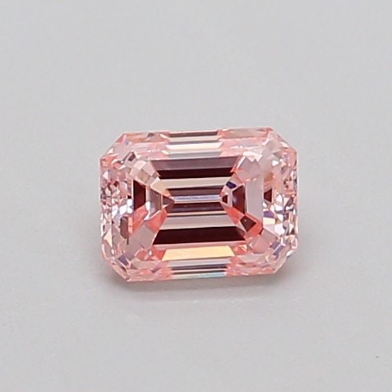 Loose Diamond - EMERALD 0.38ct Fancy Intense Pink VS2: Loose Diamond - EMERALD 0.38ct Fancy Intense Pink VS2 Source: This is a real non-mined Diamond that has been grown in a lab Shape: EMERALD Carats: 0.38 Color: Fancy Intense Pink Certification: IGI Vid