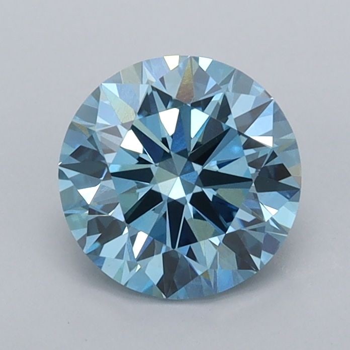 Ideal Loose Diamond - ROUND 1.06ct Fancy Vivid Blue VVS1: Ideal Loose Diamond - ROUND 1.06ct Fancy Vivid Blue VVS1 Source: This is a real non-mined Diamond that has been grown in a lab Shape: ROUND Carats: 1.06 Color: Fancy Vivid Blue Certification: IGI Vide