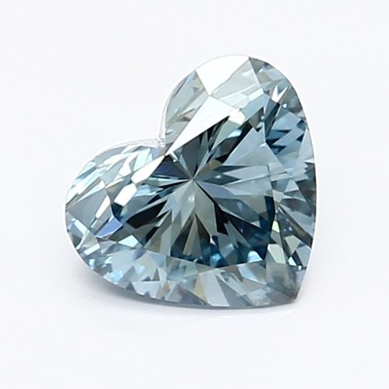 Loose Diamond - HEART 0.7ct Fancy Vivid Blue VS2: Loose Diamond - HEART 0.7ct Fancy Vivid Blue VS2 Source: This is a real non-mined Diamond that has been grown in a lab Shape: HEART Carats: 0.7 Color: Fancy Vivid Blue Certification: NONE Video: