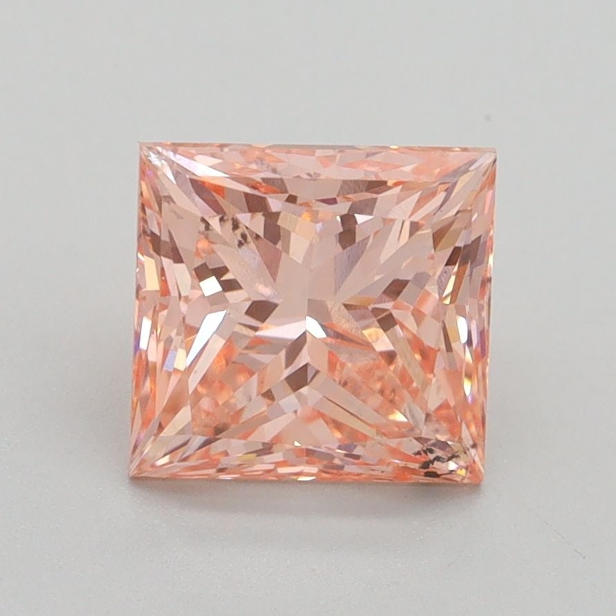 Loose Diamond - PRINCESS 2.07ct Fancy Intense Pink SI1: Loose Diamond - PRINCESS 2.07ct Fancy Intense Pink SI1 Source: This is a real non-mined Diamond that has been grown in a lab Shape: PRINCESS Carats: 2.07 Color: Fancy Intense Pink Certification: IGI V