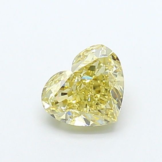 Loose Diamond - HEART 1.02ct Fancy Vivid Yellow VS1: Loose Diamond - HEART 1.02ct Fancy Vivid Yellow VS1 Source: This is a real non-mined Diamond that has been grown in a lab Shape: HEART Carats: 1.02 Color: Fancy Vivid Yellow Certification: NONE Video: