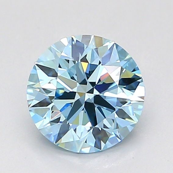 Ideal Loose Diamond - ROUND 1.0ct Fancy Vivid Blue VS2: Ideal Loose Diamond - ROUND 1.0ct Fancy Vivid Blue VS2 Source: This is a real non-mined Diamond that has been grown in a lab Shape: ROUND Carats: 1.0 Color: Fancy Vivid Blue Certification: IGI Video: