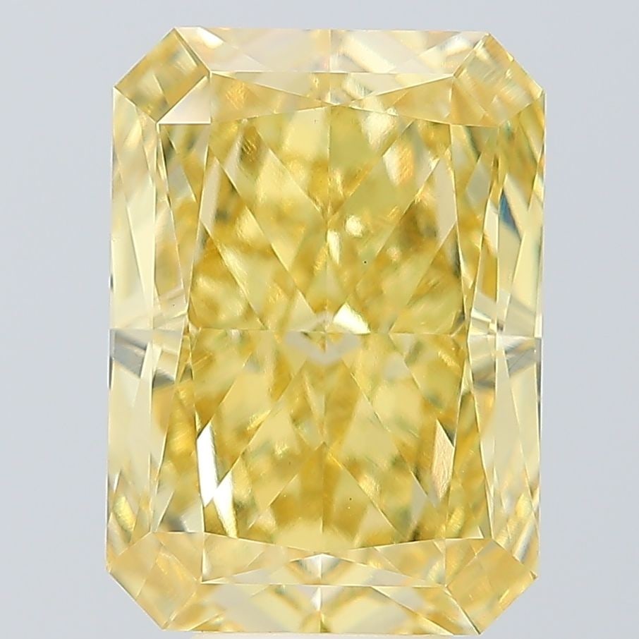 Loose Diamond - RADIANT 7.08ct Fancy Intense Yellow VS1: Loose Diamond - RADIANT 7.08ct Fancy Intense Yellow VS1 Source: This is a real non-mined Diamond that has been grown in a lab Shape: RADIANT Carats: 7.08 Color: Fancy Intense Yellow Certification: IGI