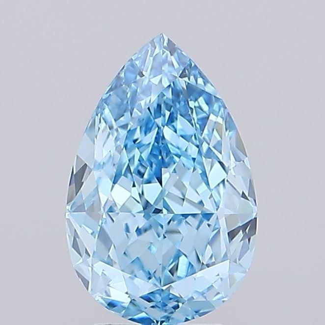 Loose Diamond - PEAR 4.03ct Fancy Vivid Blue VVS2 (1 of 1)