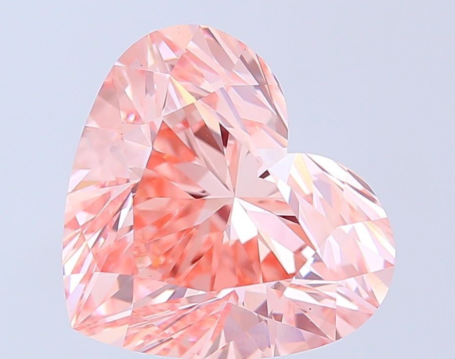Loose Diamond - HEART 7.01ct Fancy Intense Pink VS1: Loose Diamond - HEART 7.01ct Fancy Intense Pink VS1 Source: This is a real non-mined Diamond that has been grown in a lab Shape: HEART Carats: 7.01 Color: Fancy Intense Pink Certification: IGI Video: