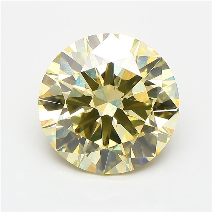 Loose Diamond - ROUND 5.02ct Fancy Intense Yellow VS1: Loose Diamond - ROUND 5.02ct Fancy Intense Yellow VS1 Source: This is a real non-mined Diamond that has been grown in a lab Shape: ROUND Carats: 5.02 Color: Fancy Intense Yellow Certification: IGI Vid