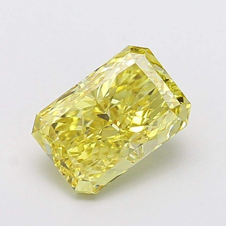 Loose Diamond - RADIANT 3.03ct Fancy Intense Yellow VS1: Loose Diamond - RADIANT 3.03ct Fancy Intense Yellow VS1 Source: This is a real non-mined Diamond that has been grown in a lab Shape: RADIANT Carats: 3.03 Color: Fancy Intense Yellow Certification: IGI