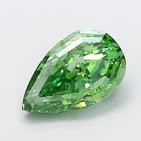 Loose Diamond - PEAR 9.24ct Fancy Vivid Green VVS2 (1 of 1)
