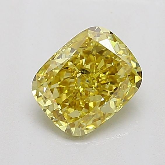 Loose Diamond - CUSHION MODIFIED 1.02ct Fancy Intense Yellow VS2: Loose Diamond - CUSHION MODIFIED 1.02ct Fancy Intense Yellow VS2 Source: This is a real non-mined Diamond that has been grown in a lab Shape: CUSHION MODIFIED Carats: 1.02 Color: Fancy Intense Yellow 