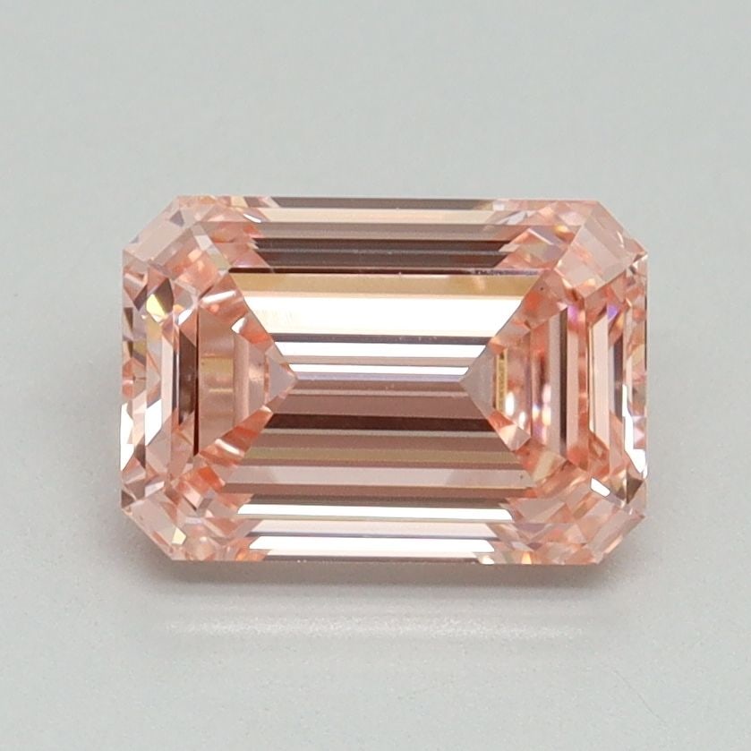Loose Diamond - EMERALD 1.59ct Fancy Vivid Pink VS1: Loose Diamond - EMERALD 1.59ct Fancy Vivid Pink VS1 Source: This is a real non-mined Diamond that has been grown in a lab Shape: EMERALD Carats: 1.59 Color: Fancy Vivid Pink Certification: IGI Video: