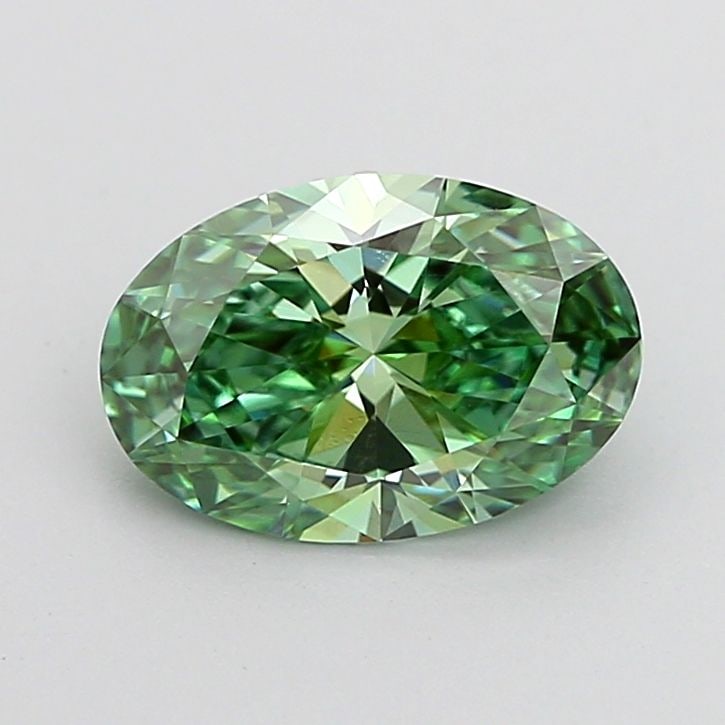 Loose Diamond - OVAL 1.5ct Fancy Vivid Green VVS2: Loose Diamond - OVAL 1.5ct Fancy Vivid Green VVS2 Source: This is a real non-mined Diamond that has been grown in a lab Shape: OVAL Carats: 1.5 Color: Fancy Vivid Green Certification: IGI Video: