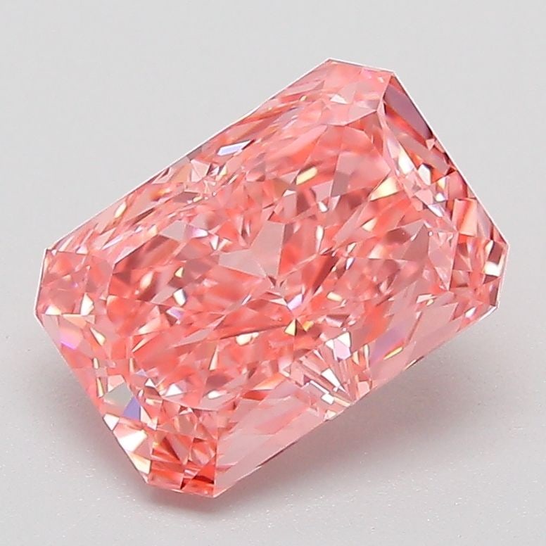Loose Diamond - RADIANT 2.09ct Fancy Vivid Pink VVS2: Loose Diamond - RADIANT 2.09ct Fancy Vivid Pink VVS2 Source: This is a real non-mined Diamond that has been grown in a lab Shape: RADIANT Carats: 2.09 Color: Fancy Vivid Pink Certification: IGI The Di
