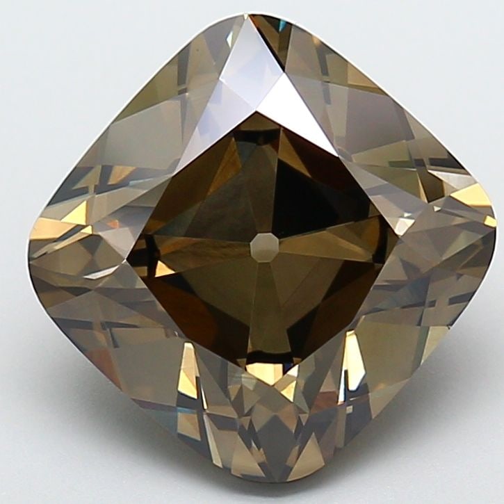 Loose Diamond - CUSHION MODIFIED 7.03ct Fancy Gray Yellow VS2: Loose Diamond - CUSHION MODIFIED 7.03ct Fancy Gray Yellow VS2 Source: This is a real non-mined Diamond that has been grown in a lab Shape: CUSHION MODIFIED Carats: 7.03 Color: Fancy Gray Yellow Certif