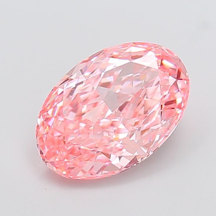 Loose Diamond - OVAL 3.6ct Fancy Vivid Pink VVS2: Loose Diamond - OVAL 3.6ct Fancy Vivid Pink VVS2 Source: This is a real non-mined Diamond that has been grown in a lab Shape: OVAL Carats: 3.6 Color: Fancy Vivid Pink Certification: IGI Video: