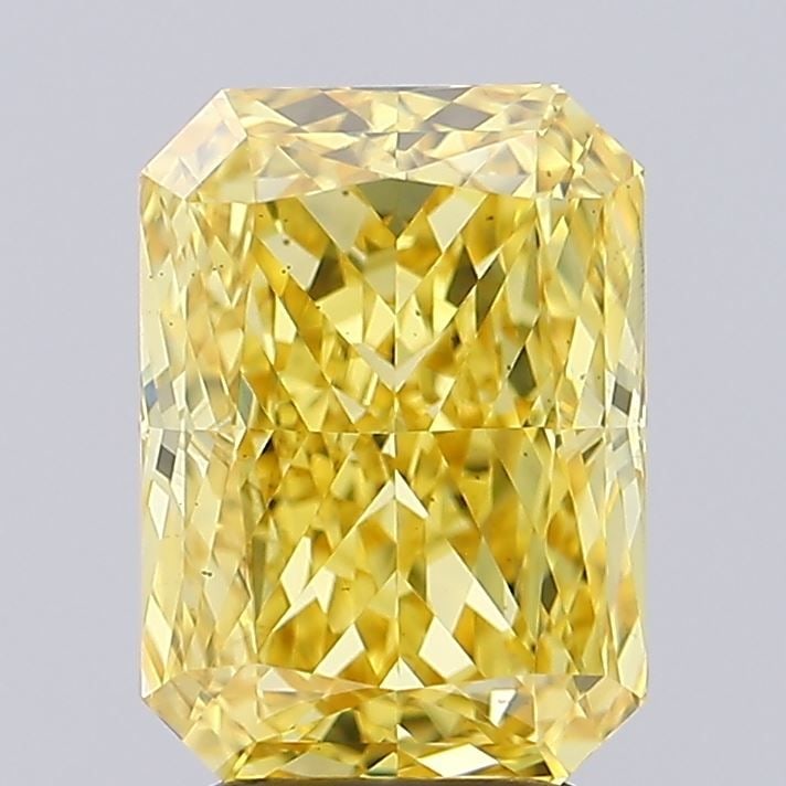 Loose Diamond - RADIANT 3.52ct Fancy Vivid Yellow VS2: Loose Diamond - RADIANT 3.52ct Fancy Vivid Yellow VS2 Source: This is a real non-mined Diamond that has been grown in a lab Shape: RADIANT Carats: 3.52 Color: Fancy Vivid Yellow Certification: IGI Vid