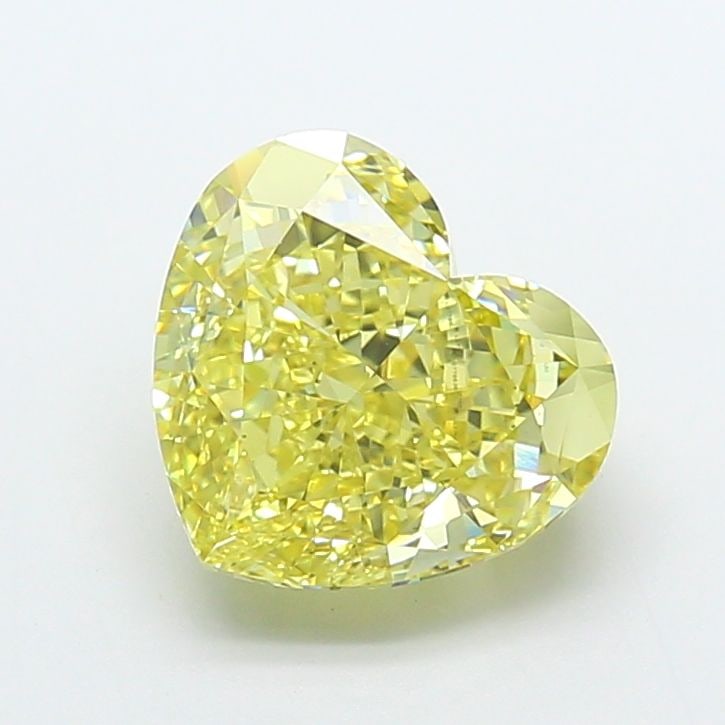 Loose Diamond - HEART 5.06ct Fancy Intense Yellow VS1: Loose Diamond - HEART 5.06ct Fancy Intense Yellow VS1 Source: This is a real non-mined Diamond that has been grown in a lab Shape: HEART Carats: 5.06 Color: Fancy Intense Yellow Certification: IGI Vid