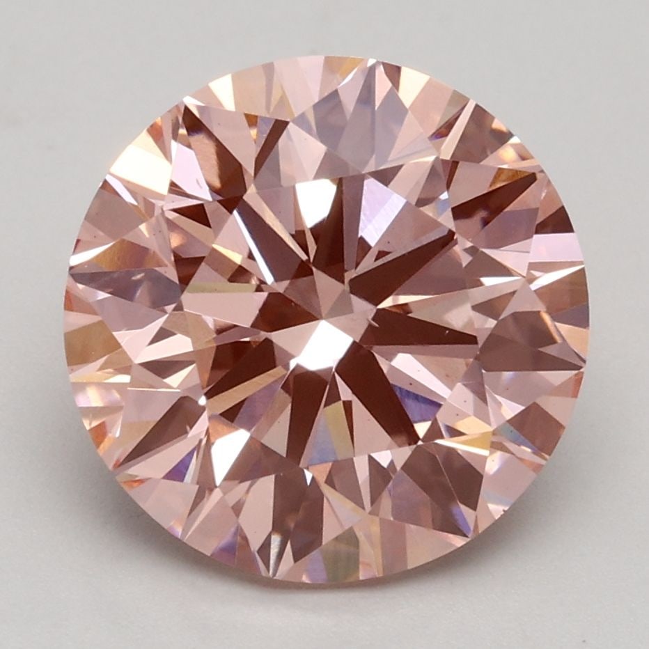 Loose Diamond - ROUND 3.0ct Fancy Intense Pink VS2: Loose Diamond - ROUND 3.0ct Fancy Intense Pink VS2 Source: This is a real non-mined Diamond that has been grown in a lab Shape: ROUND Carats: 3.0 Color: Fancy Intense Pink Certification: IGI Video: