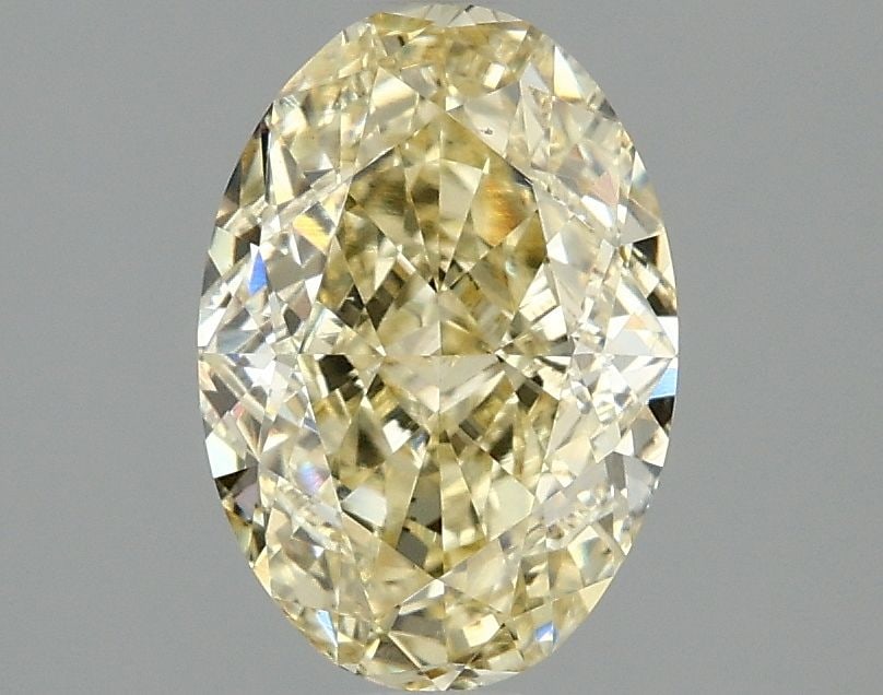 Loose Diamond - OVAL 2.09ct Fancy Intense Yellow VS1: Loose Diamond - OVAL 2.09ct Fancy Intense Yellow VS1 Source: This is a real non-mined Diamond that has been grown in a lab Shape: OVAL Carats: 2.09 Color: Fancy Intense Yellow Certification: IGI Video