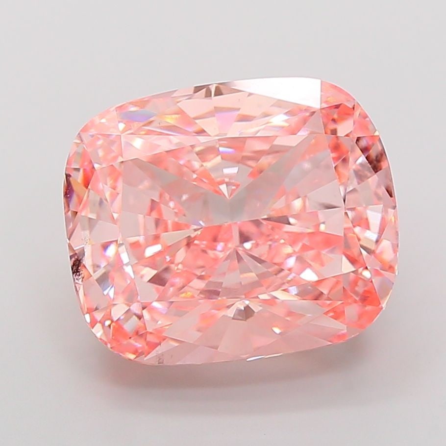 Loose Diamond - CUSHION MODIFIED 20.05ct Fancy Vivid Pink VS2: Loose Diamond - CUSHION MODIFIED 20.05ct Fancy Vivid Pink VS2 Source: This is a real non-mined Diamond that has been grown in a lab Shape: CUSHION MODIFIED Carats: 20.05 Color: Fancy Vivid Pink Certif