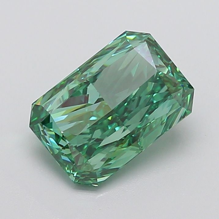 Loose Diamond - RADIANT 4.03ct Fancy Vivid Green VVS2 (1 of 1)