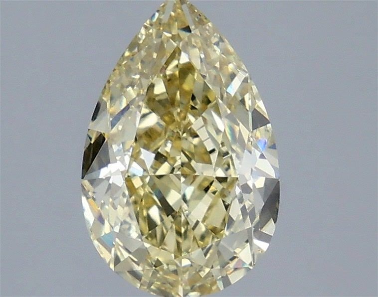 Loose Diamond - PEAR 2.54ct Fancy Intense Yellow VS1: Loose Diamond - PEAR 2.54ct Fancy Intense Yellow VS1 Source: This is a real non-mined Diamond that has been grown in a lab Shape: PEAR Carats: 2.54 Color: Fancy Intense Yellow Certification: IGI Video
