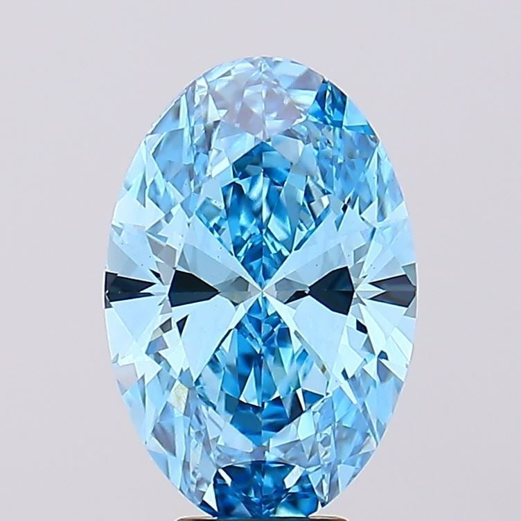 Loose Diamond - OVAL 5.19ct Fancy Vivid Blue VS1 (1 of 1)