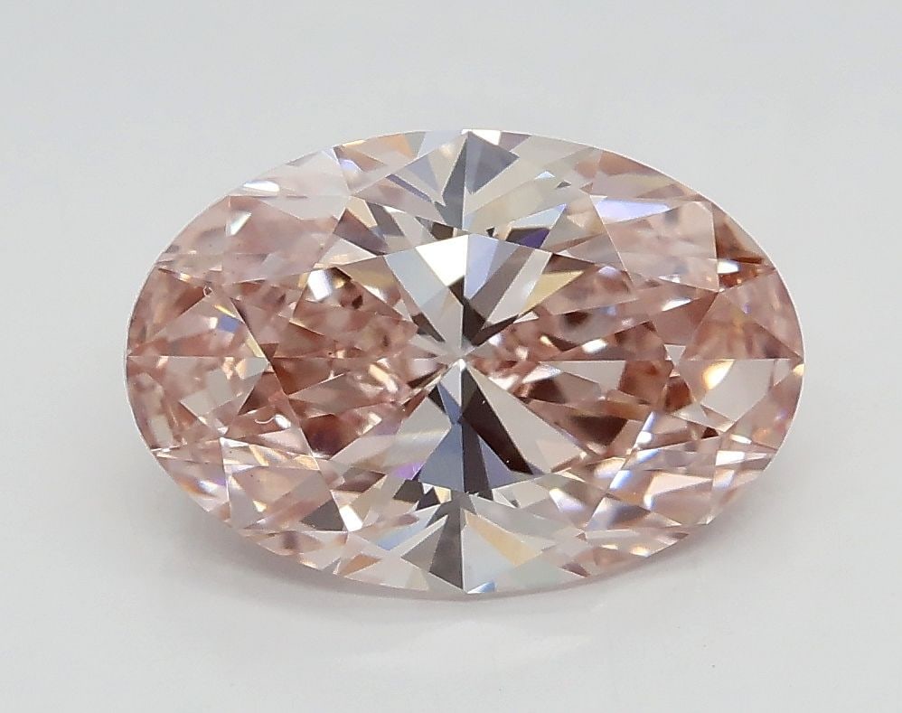 Loose Diamond - OVAL 2.02ct Fancy Intense Brownish Pink VS1: Loose Diamond - OVAL 2.02ct Fancy Intense Brownish Pink VS1 Source: This is a real non-mined Diamond that has been grown in a lab Shape: OVAL Carats: 2.02 Color: Fancy Intense Brownish Pink Certificat