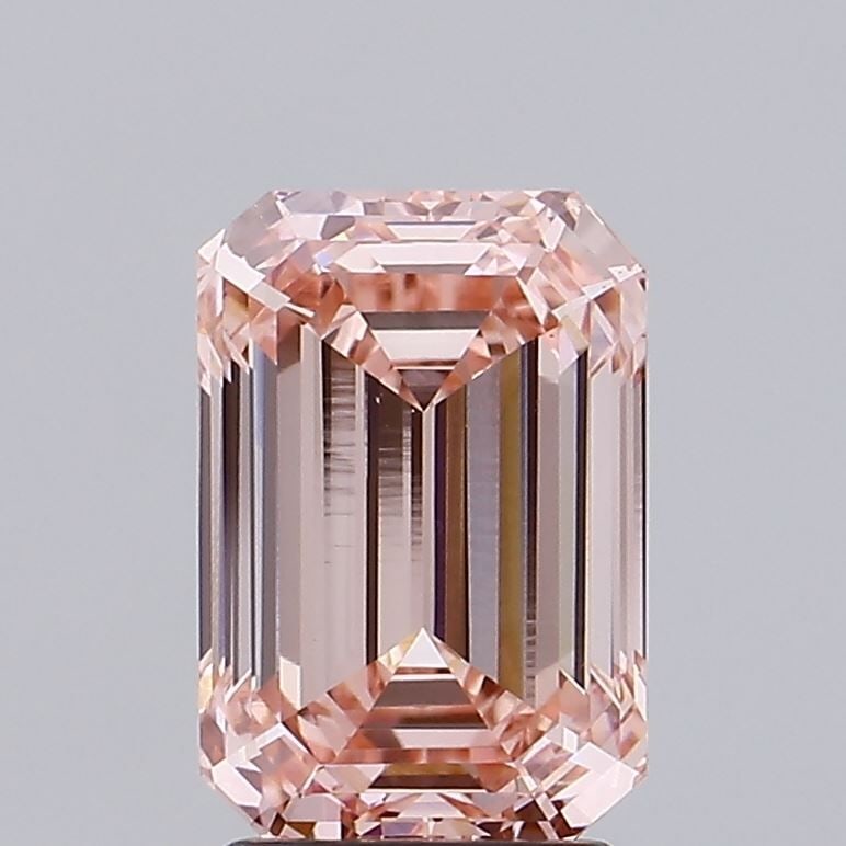 Loose Diamond - EMERALD 3.04ct Fancy Intense Pink VS2: Loose Diamond - EMERALD 3.04ct Fancy Intense Pink VS2 Source: This is a real non-mined Diamond that has been grown in a lab Shape: EMERALD Carats: 3.04 Color: Fancy Intense Pink Certification: IGI Vid