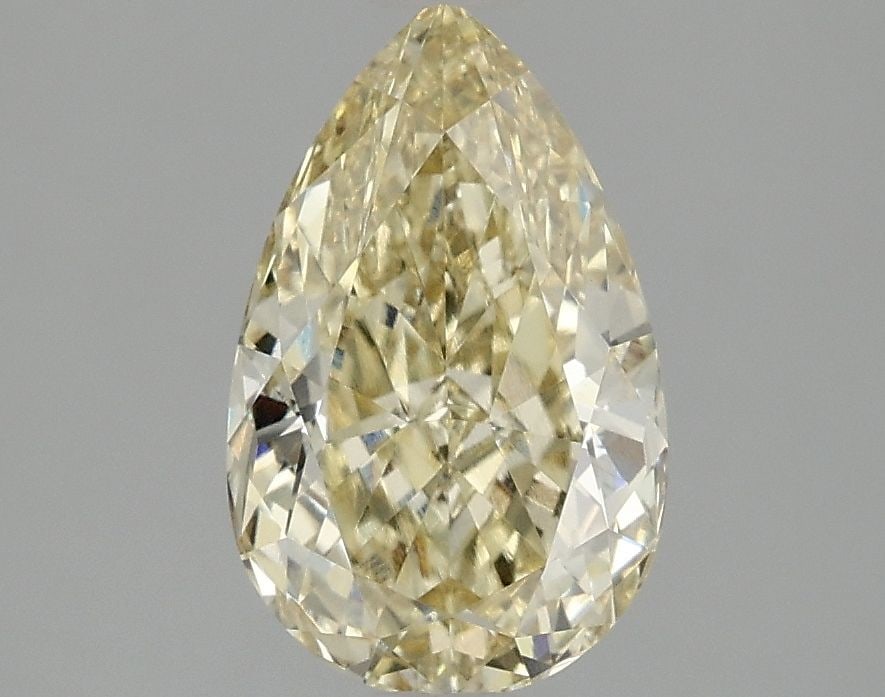 Loose Diamond - PEAR 2.06ct Fancy Intense Yellow VVS2: Loose Diamond - PEAR 2.06ct Fancy Intense Yellow VVS2 Source: This is a real non-mined Diamond that has been grown in a lab Shape: PEAR Carats: 2.06 Color: Fancy Intense Yellow Certification: IGI Vide