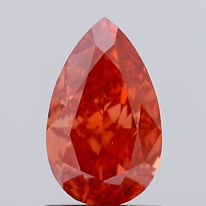 Loose Diamond - PEAR 1.03ct Fancy Vivid Orange VS1: Loose Diamond - PEAR 1.03ct Fancy Vivid Orange VS1 Source: This is a real non-mined Diamond that has been grown in a lab Shape: PEAR Carats: 1.03 Color: Fancy Vivid Orange Certification: NONE Video: