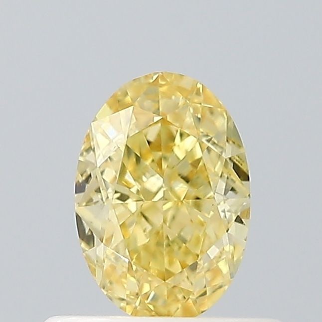 Loose Diamond - OVAL 0.56ct Fancy Intense Yellow VS2: Loose Diamond - OVAL 0.56ct Fancy Intense Yellow VS2 Source: This is a real non-mined Diamond that has been grown in a lab Shape: OVAL Carats: 0.56 Color: Fancy Intense Yellow Certification: IGI Video