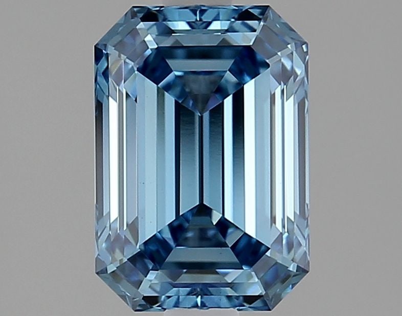 Loose Diamond - EMERALD 1.76ct Fancy Vivid Blue VVS2: Loose Diamond - EMERALD 1.76ct Fancy Vivid Blue VVS2 Source: This is a real non-mined Diamond that has been grown in a lab Shape: EMERALD Carats: 1.76 Color: Fancy Vivid Blue Certification: IGI Video: