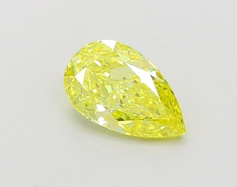 Loose Diamond - PEAR 1.03ct Fancy Vivid Yellow IF: Loose Diamond - PEAR 1.03ct Fancy Vivid Yellow IF Source: This is a real non-mined Diamond that has been grown in a lab Shape: PEAR Carats: 1.03 Color: Fancy Vivid Yellow Certification: IGI Video: