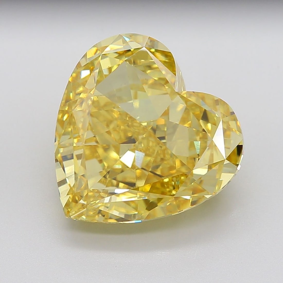 Loose Diamond - HEART 20.09ct Fancy Vivid Yellow VS1: Loose Diamond - HEART 20.09ct Fancy Vivid Yellow VS1 Source: This is a real non-mined Diamond that has been grown in a lab Shape: HEART Carats: 20.09 Color: Fancy Vivid Yellow Certification: IGI Video
