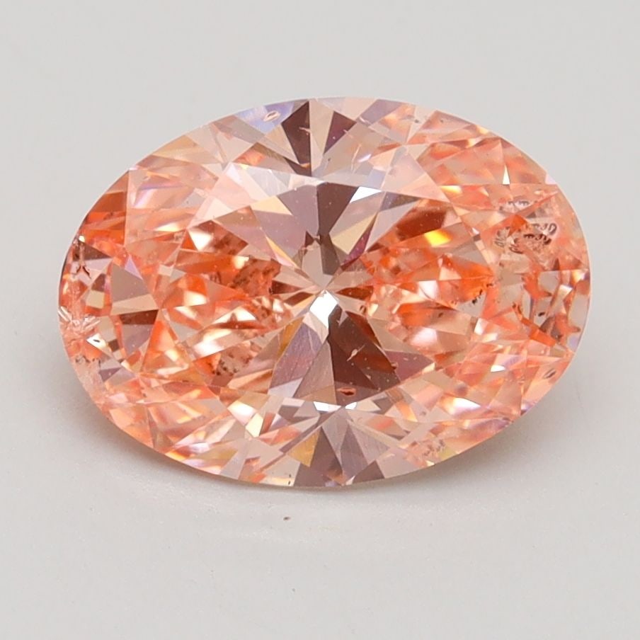 Loose Diamond - OVAL 2.1ct Fancy Intense Pink SI2: Loose Diamond - OVAL 2.1ct Fancy Intense Pink SI2 Source: This is a real non-mined Diamond that has been grown in a lab Shape: OVAL Carats: 2.1 Color: Fancy Intense Pink Certification: IGI Video: