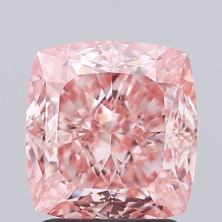 Loose Diamond - CUSHION MODIFIED 2.54ct Fancy Vivid Pink VS1: Loose Diamond - CUSHION MODIFIED 2.54ct Fancy Vivid Pink VS1 Source: This is a real non-mined Diamond that has been grown in a lab Shape: CUSHION MODIFIED Carats: 2.54 Color: Fancy Vivid Pink Certific