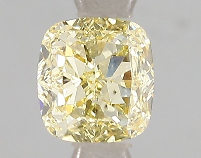 Loose Diamond - CUSHION MODIFIED 1.03ct Fancy Intense Yellow VS2: Loose Diamond - CUSHION MODIFIED 1.03ct Fancy Intense Yellow VS2 Source: This is a real non-mined Diamond that has been grown in a lab Shape: CUSHION MODIFIED Carats: 1.03 Color: Fancy Intense Yellow 