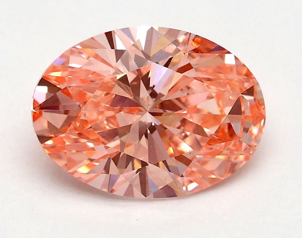 Loose Diamond - OVAL 1.8ct Fancy Vivid Pink VS2: Loose Diamond - OVAL 1.8ct Fancy Vivid Pink VS2 Source: This is a real non-mined Diamond that has been grown in a lab Shape: OVAL Carats: 1.8 Color: Fancy Vivid Pink Certification: IGI Video: